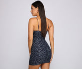 Ravishing Florals Ruched Mini Dresses